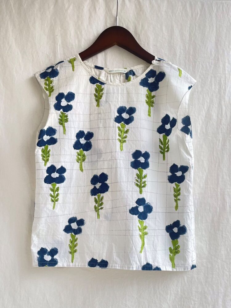 mina perhonen / お花ブラウス